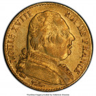 Louis XVIII gold 20 Francs 1814-A XF45 PCGS, Paris mint, KM706.1, Gad-1026, F-517. 

HID09801242017

© 2022 Heritage Auctions | All Rights Reserved