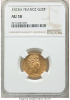 Charles X gold 20 Francs 1828-A AU58 NGC, Paris mint, KM726.1. AGW 0.1867 oz. 

HID09801242017

© 2022 Heritage Auctions | All Rights Reserved