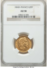 Napoleon III gold 20 Francs 1868-A AU58 NGC, Paris mint, KM801.1. AGW 0.1867 oz. 

HID09801242017

© 2022 Heritage Auctions | All Rights Reserved