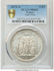 Republic 5 Francs 1873-A MS65 PCGS, Paris mint, KM820.1.Gad-745a. Gem uncirculated bathed in luster. 

HID09801242017

© 2022 Heritage Auctions | All ...
