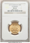 Hamburg. Free City gold 20 Mark 1877-J MS64 NGC, Hamburg mint, KM602. Cartwheel luster. From the "For My Daughters" Collection 

HID09801242017

© 202...