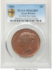 Victoria Penny 1841 MS63 Brown PCGS, KM739, S-3948. No Colon after REG. 

HID09801242017

© 2022 Heritage Auctions | All Rights Reserved