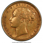 Victoria gold "St. George" Sovereign 1872 AU53 PCGS, KM752, S-3856A. AGW 0.2355 oz. 

HID09801242017

© 2022 Heritage Auctions | All Rights Reserved