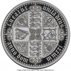 Elizabeth II silver Proof "Gothic Crown Quartered Arms" 5 Pounds (2 oz) 2021 PR70 Ultra Cameo NGC, KM-Unl. From the Great Engravers Series. Serial # 1...