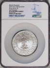 Elizabeth II silver Proof "King Henry VII" 10 Pounds (5 oz) 2022 PR70 Ultra Cameo NGC, KM-Unl. First Releases. Housed in oversized NGC holder. British...