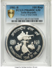 Republic Proof 100 Rupees 1981-B PR68 Deep Cameo PCGS, Bombay mint, KM277. International year of the child. 

HID09801242017

© 2022 Heritage Auctions...