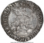 Naples & Sicily. Robert d'Anjou Pair of Certified Gigliati ND (1309-1343) AU58 NGC, MIR-28. 28mm. ROBERT DEI GRA IERL' ET SICIL' REX Crowned king seat...
