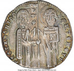 Venice. Pietro Gradenigo Grosso ND (1289-1311) MS63 NGC, 21mm. 2.20gm. PЄ • GRADONICO • | • S • M • VЄNЄTI •, doge (on left) standing facing, St. Mark...
