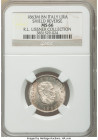 Vittorio Emanuele II Lira 1863 M-BN MS66 NGC, Milan mint, KM5a.1. Shield reverse type. With an overall soft pastel and gray sheen. Ex. R.L. Lissner Co...