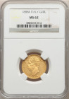 Umberto I gold 20 Lire 1888-R MS62 NGC, Rome mint, KM21. Glimmering luster with semi-Prooflike fields. 

HID09801242017

© 2022 Heritage Auctions | Al...