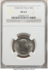 Vittorio Emanuele III 50 Centesimi Anno XIV (1936)-R MS65 NGC, Rome mint, KM76. From the Meduno Collection 

HID09801242017

© 2022 Heritage Auctions ...