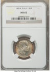 Vittorio Emanuele III Lira 1901-R MS62 NGC, Rome mint, KM32. Conservatively graded with amber and russet tone. From the Meduno Collection 

HID0980124...