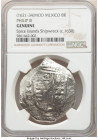 Philip III or IV (1621-1634) "Spice Islands" Shipwreck 8 Reales ND (c. 1630) Genuine NGC, Mexico City mint, KM44.3. 

HID09801242017

© 2022 Heritage ...