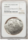 Philip III or IV (1598-1665) "Spice Islands" Shipwreck 8 Reales ND (c. 1630) Genuine NGC, Mexico City mint, KM44.3. 

HID09801242017

© 2022 Heritage ...