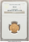 Republic gold 10 Zlotych 1925-(w) MS65 NGC, Warsaw mint, KM-Y32. One year type. AGW 0.0933 oz. From the "For My Daughters" Collection 

HID09801242017...