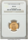 Republic gold 10 Bolivares 1930-(p) MS64 NGC, Philadelphia mint, KM-Y31. AGW 0.0933 oz. From the "For My Daughters" Collection 

HID09801242017

© 202...