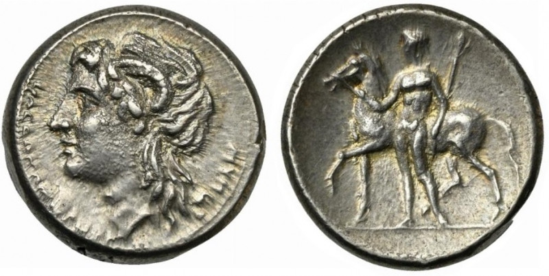 Campania, Nuceria Alfaterna, Didrachm, ca. 250-225 BC; AR (g 7,32; mm 19; h 3); ...