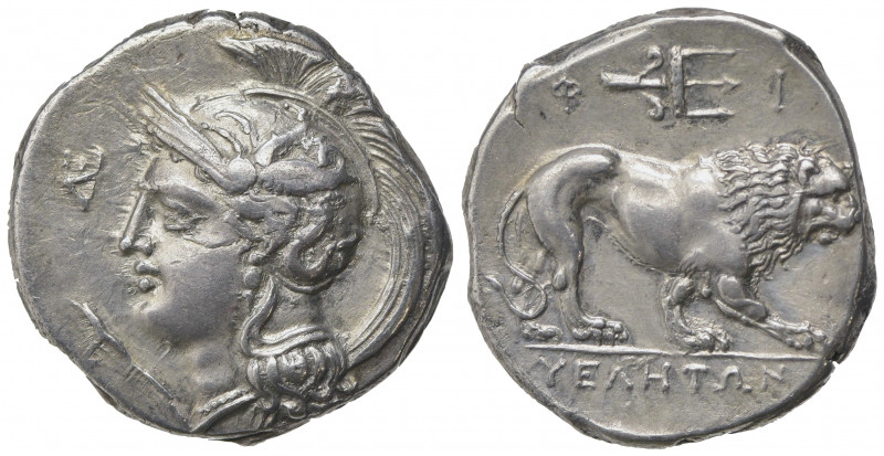 Lucania, Velia, Didrachm - Philistion Group, ca. 300-280 BC; AR (g 7,47; mm 22; ...
