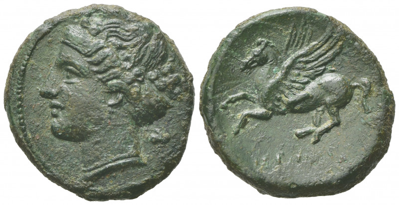 Sicily, Syracuse, Bronze struck under Hieron II, ca. 269-240 BC; AE (g 3,24; mm ...
