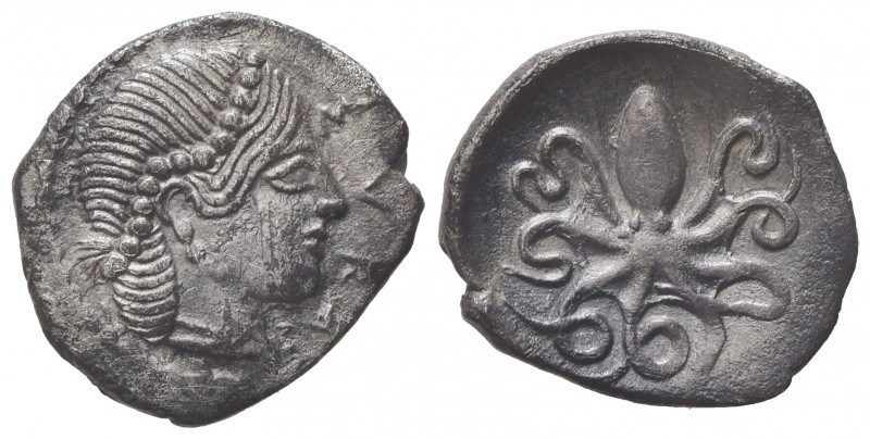 Sicily, Syracuse, Litra struck during the Second Democracy, ca. 460-450 BC; AR (...