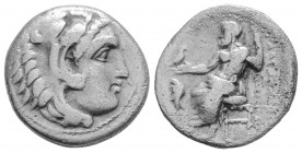 Greek 
KINGS OF MACEDON. Alexander III (Circa 336 – 323 BC). Sardes mint.
AR Drachm (16mm, 4g)
Head of Heracles right, wearing lion skin headdress / Z...