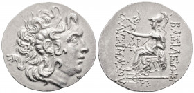 ★ Attractive Portrait ★
Greek
KINGS OF THRACE. Lysimachos (305-281 BC). Byzantion, circa 100-96 BC 
AR Tetradrachm (33.3mm 16.74g),
Diademed head of A...
