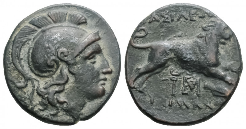Greek
KINGS OF THRACE, Lysimachos, (Circa 305-281 BC) Lysimacheia
AE Bronze (18....