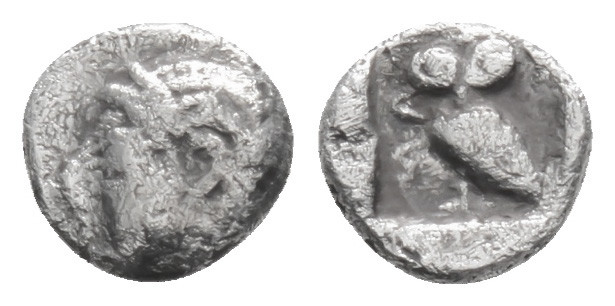 Greek
ASIA MINOR, Uncertain mint (Circa 5th-4th centuries BC) 
AR Tetartemorion ...