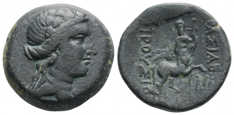 Greek
KINGS OF BITHYNIA, Prusias II Cynegos (Circa 182-149 BC) 
AE Bronze(20.5mm...