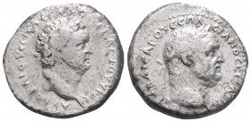 Roman Provincial
CAPPADOCIA. Caesaraea-Eusebia. Vespasian with Titus as Caesar, (69-79 AD)
AR Didrachm (21.1mm, 6.50g), 
Obv: AYTOKPA KAICAP OYЄCΠACIA...