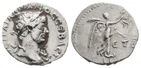 Roman Provincial
CAPPADOCIA, Caesarea. Hadrian, Dated year 4 = (119-120 AD).
AR Hemidrachm (14mm, 1.87g)
Obv: AYTO KAIC TPAI AΔPIANOC CЄBACT, laureate...