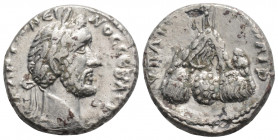Roman Provincial
CAPPADOCIA, Caesarea, Antoninus Pius (138-161 AD)
AR Didrachm (20.1mm, 5.9g)
Obv: ΑΥΤ ΟΚΡ ΑΝΤⲰΝƐΙΝΟϹ ϹƐΒΑϹΤΟϹ, laureate head right.
R...