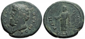 Roman Provincial
CARIA. Antiochia ad Maeandrum. Pseudo-autonomous issue. (Circa mid to late 2nd century AD).
AE Tetrassarion (28.6mm 13.4g)
Obv: ΖЄΥϹ ...