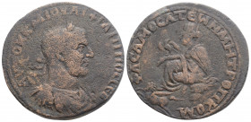 Roman Provincial
COMMAGENE, Samosata. Philip I. (244-249 AD) 
AE Bronze (32.2mm, 18.5g)
Obv: AVTOK K M IOVΛI ΦIΛIППOC CЄB, laureate, draped, and cuira...