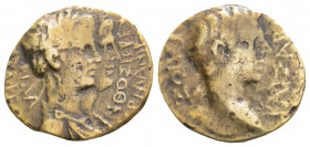 Roman Provincial
LYDIA. Philadelphia. Caligula Melanthus ( 37-41 AD).
AE Bronze (16.9mm, 3.7g)
Obv: ΓAIOΣ KAIΣAP. Bare head of Caligula right, star to...