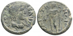 Roman Provincial
LYDIA. Saitta. Pseudo-autonomous (3rd century)
AE Bronze (21mm, 4.9g)
Obv: IЄPAC CVNKΛHTOC. Draped bust of the Senate right.
Rev: CAI...
