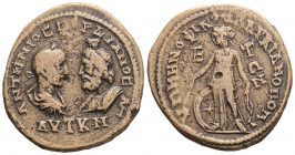 Roman Provincial
MOESIA INFERIOR, Marcianapolis, Gordian III (338-341 AD)
AE Bronze (29,3 mm 13,3g)
Obv: ΑΥΤ Κ Μ ΑΝΤWΝΙΟⳞ ΓΟΡΔΙΑΝΟⳞ ΑΥΓ confronted bus...