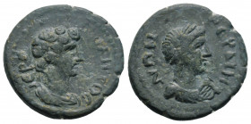 Roman Provincial
MYSIA,Germe, Pseudo-autonomous issue, (Circa 25-75 AD)
AE Bronze (17,1mm 2,8g)
ΙΕΡΑ ϹΥΝΚΛΗΤΟϹ draped male bust of Senate, right / ΓΕΡ...