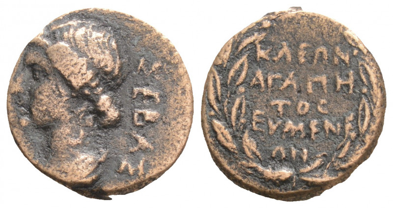 Roman Provincial
PHRYGIA. Eumeneia - Fulvia. Livia, wife of Augustus, Kleon Agap...