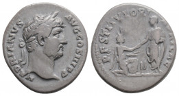 Roman Imperial
Hadrian (AD 117-138) Rome 
AR Denarius (18.4mm, 3.3g)
Obv: HADRIANVS AVG COS III P P, laureate head right 
Rev: RESTITVTORI AFRICAE, Ha...