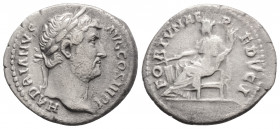 Roman Imperial
Hadrian (117-138 AD) Rome
AR Denarius (19.3mm, 3.1g)
Obv: HADRIANVS AVG COS III P P, laureate head right.
Rev: FORTVNAE REDVCI, Fortuna...