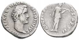 Roman Imperial
Antoninus Pius (138 - 161 AD) Rome
AR Denarius (17.1mm, 3.24g)
Obv: bare head right, around IMP T AEL CAES HADRI ANTONINVS, 
Rev: AVG P...
