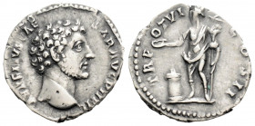 Roman Imperial
Marcus Aurelius AS Caesar (138-161 AD) Rome
AR Denarius (18mm, 3.1g)
Obv: AVRELIVS CAESAR ANTONINI AVG PII FIL - bare head right
Rev: T...