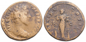 Roman Imperial
Marcus Aurelius, As Caesar (139-161 AD). Rome mint. Struck under Antoninus Pius, early 161 AD 
AE Bronze (27.2mm 11.3g). 
Obv: Barehead...