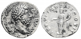 Roman Imperial
Lucius Verus (161-169 AD) Rome, 
AR Denarius (18.2mm, 3g)
Obv: L VERVS AVG ARM PARTH MAX - laureate head right
Rev: TR P VI IMP IIII CO...