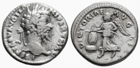 Roman Imperial
Septimus Severus (193-211 AD) Rome 
AR denarius (19.1mm, 3.42g)
Obv: L SEPT SEV AVG IMP XI PART MAX - Laureate head right
Rev: VICTORIA...