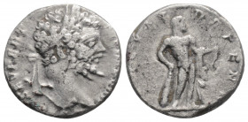 Roman Imperial
Septimius Severus (193-211 AD). Rome
AR Denarius (3.1g 16.2mm)
Obv: L SEPT SEV PERT AVG IMP VIIII - Laureate head right.
Rev: HERCVLI D...