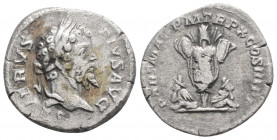 Roman Imperial
Septimius Severus (193-211 AD) Rome
AR Denarius (18.4mm, 2.5g)
Obv: SEVERVS PIVS AVG, Laureate bust r.; 
Rev: PART MAX P M TR P X COS I...