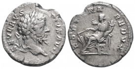 Roman Imperial 
Septimius Severus, Fortuna (201-210 AD) Rome 
AR Denarius (18.6mm, 3.19g)
Obv: SEVERVS PIVS AVG legend with laureate head right. 
Rev:...