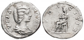 Roman Imperial
Julia Domna (196-202 AD). Laodicea.
AR Denarius (18.8mm, 3.19g)
Obv: IVLIA AVGVSTA, draped bust to right. 
Rev: PVDICITIA, Pudicitia se...
